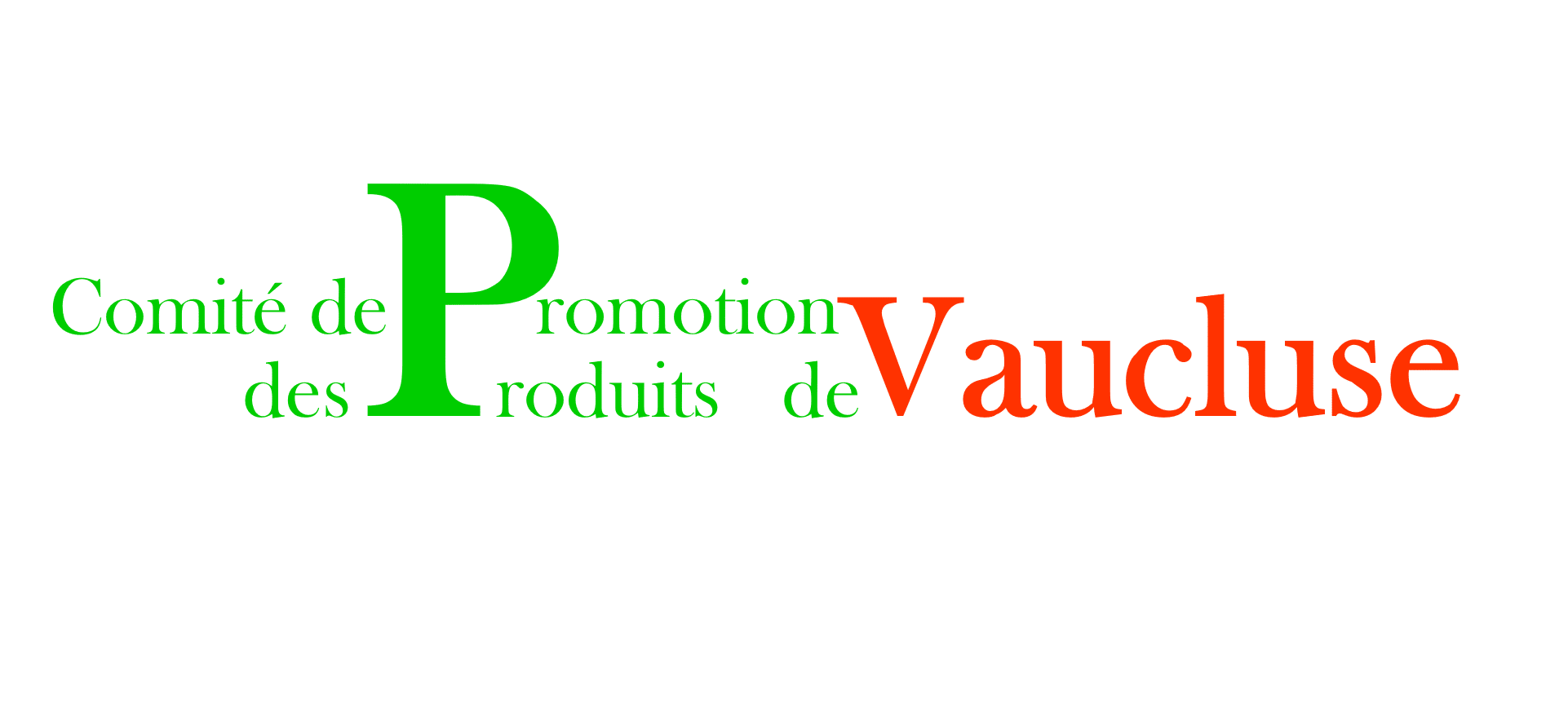Logo officiel du Comité de Promotion des Produits du Vaucluse.